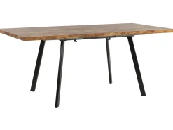 Tavolo da pranzo estensibile HARLOW Marrone scuro 140/180 cm 90 cm