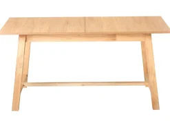 Tavolo da pranzo estensibile BARNES Frassino chiaro 160/200 cm 90 cm
