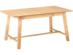 Tavolo da pranzo estensibile BARNES Frassino chiaro 160/200 cm 90 cm