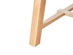 Tavolo da pranzo estensibile BARNES Frassino chiaro 160/200 cm 90 cm