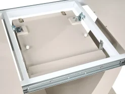 Tavolo da pranzo estensibile MERRAN Beige chiaro 160/200 cm 90 cm