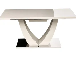 Tavolo da pranzo estensibile MERRAN Beige chiaro 160/200 cm 90 cm
