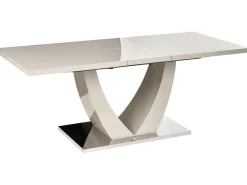 Tavolo da pranzo estensibile MERRAN Beige chiaro 160/200 cm 90 cm