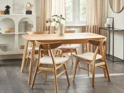 Tavolo da pranzo estensibile MADOX Rovere chiaro 150/190 cm 90 cm