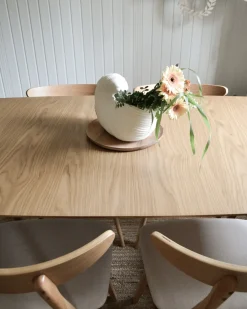 Tavolo da pranzo estensibile MADOX Rovere chiaro 150/190 cm 90 cm