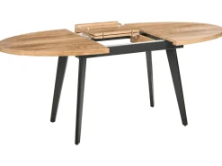 Tavolo da pranzo estensibile DUTTON Marrone 140/180 cm 90 cm