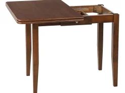 Tavolo da pranzo estensibile MASELA Marrone scuro 90/120 cm 60 cm Legno
