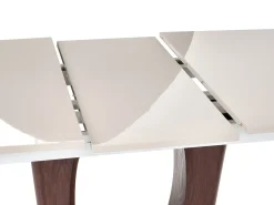 Tavolo da pranzo estensibile BERRIGAN Beige chiaro 160/200 cm 90 cm