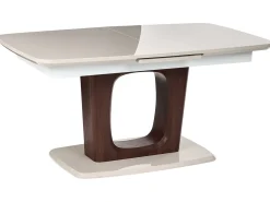 Tavolo da pranzo estensibile BERRIGAN Beige chiaro 160/200 cm 90 cm
