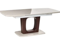 Tavolo da pranzo estensibile BERRIGAN Beige chiaro 160/200 cm 90 cm