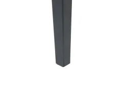 Tavolo da pranzo estensibile NORLEY Nero 120/160 cm 80 cm