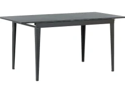 Tavolo da pranzo estensibile NORLEY Nero 120/160 cm 80 cm