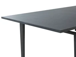 Tavolo da pranzo estensibile NORLEY Nero 120/160 cm 80 cm