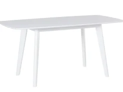 Tavolo da pranzo estensibile SANFORD Bianco 120/160 cm 80 cm
