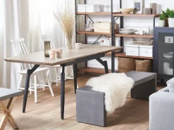 Tavolo da pranzo estensibile BARBOSA Marrone scuro 140/180 cm 80 cm