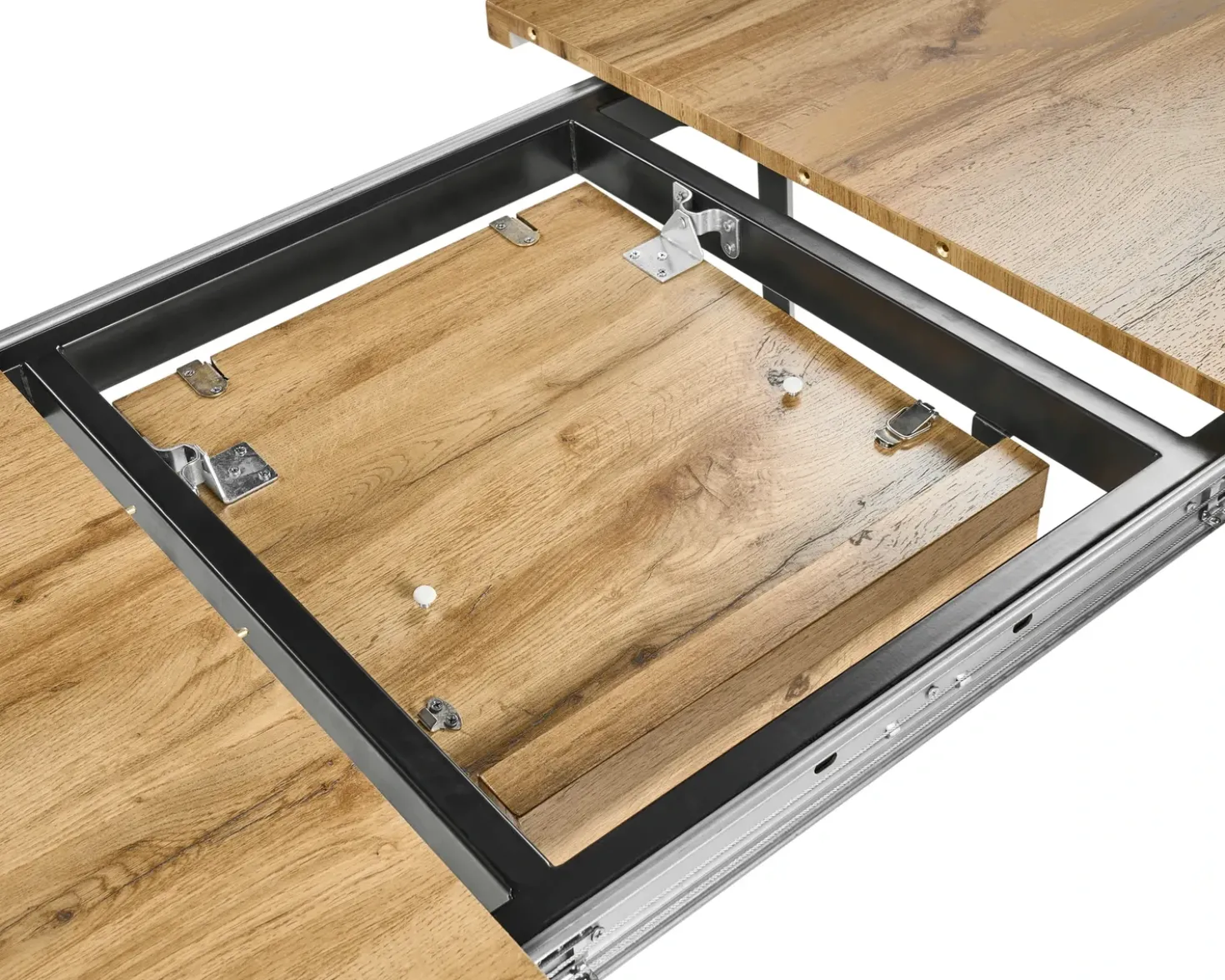 Tavolo da pranzo estensibile HARLOW Marrone 140/180 cm 90 cm