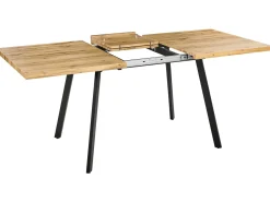 Tavolo da pranzo estensibile HARLOW Marrone 140/180 cm 90 cm