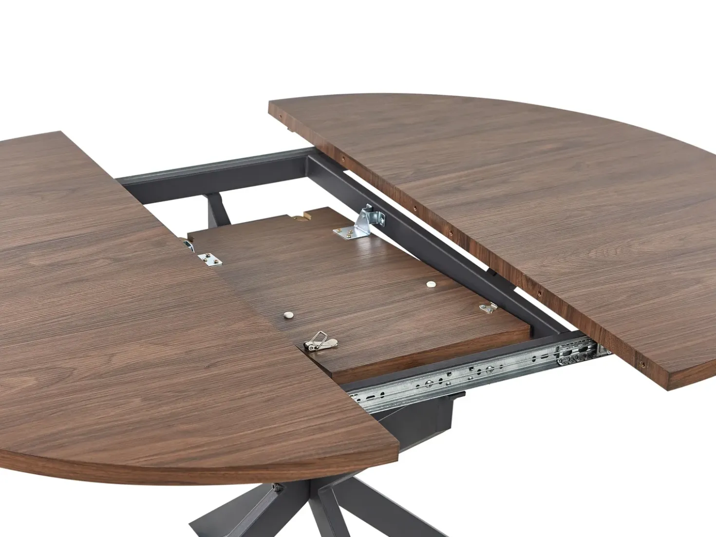 Tavolo da pranzo estensibile FRIONA Marrone scuro 110/140 cm 110 cm