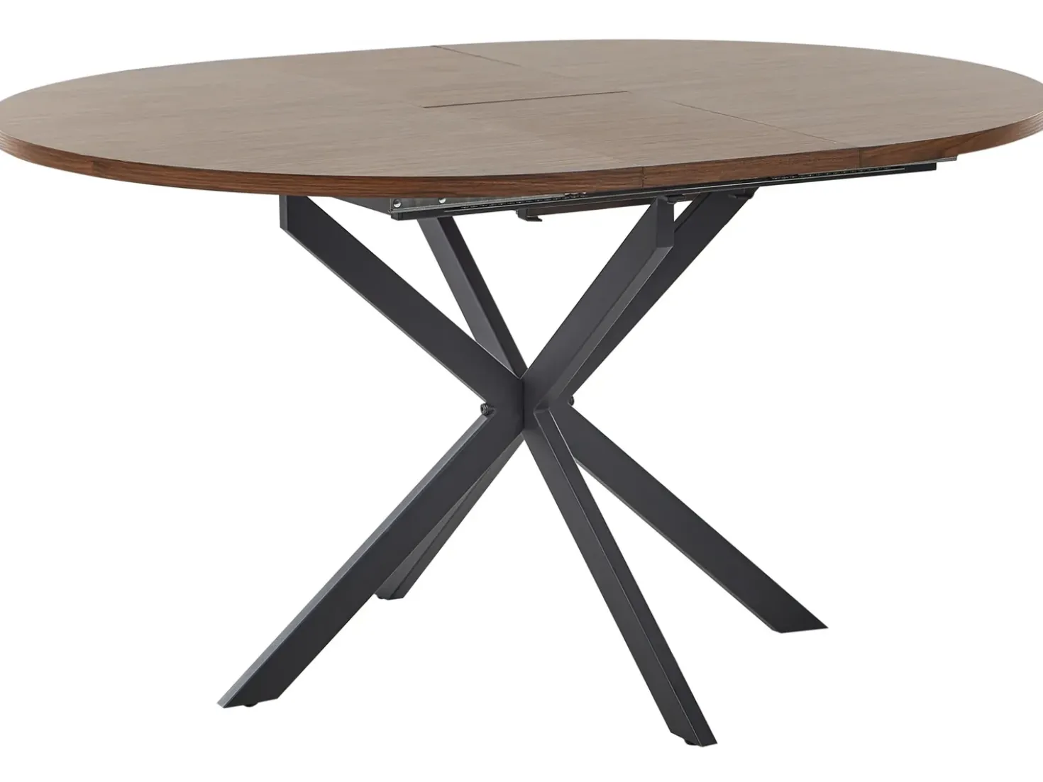 Tavolo da pranzo estensibile FRIONA Marrone scuro 110/140 cm 110 cm
