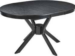 Tavolo da pranzo estensibile TYMIS Quercia nera 107/137 cm 107 cm