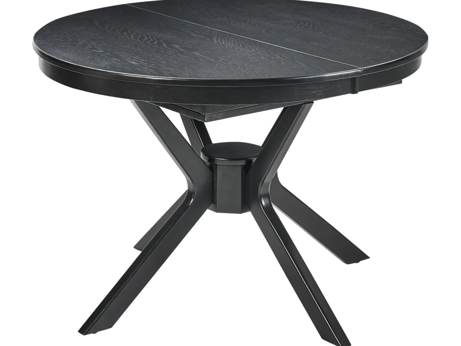 Tavolo da pranzo estensibile TYMIS Quercia nera 107/137 cm 107 cm