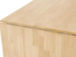 Tavolo da pranzo estensibile LOUISIANA Marrone chiaro 120/160 cm 75 cm Legno
