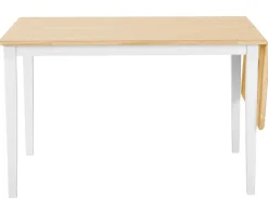 Tavolo da pranzo estensibile LOUISIANA Marrone chiaro 120/160 cm 75 cm Legno