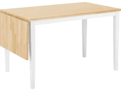 Tavolo da pranzo estensibile LOUISIANA Marrone chiaro 120/160 cm 75 cm Legno