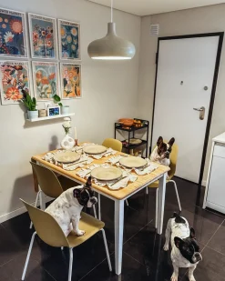 Tavolo da pranzo estensibile LOUISIANA Marrone chiaro 120/160 cm 75 cm Legno