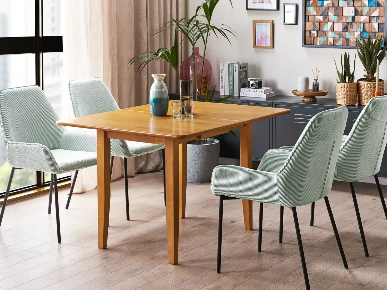 Tavolo da pranzo estensibile MASELA Marrone 90/120 cm 60 cm Legno