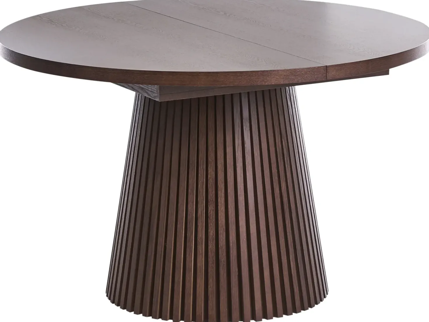 Tavolo da pranzo estensibile MOORE Frasino scuro 120/160 cm 120 cm
