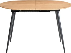 Tavolo da pranzo estensibile CLAVET Marrone chiaro 120/160 cm 80 cm