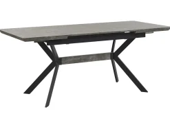 Tavolo da pranzo estensibile BENSON Grigio chiaro 140/180 cm 80 cm