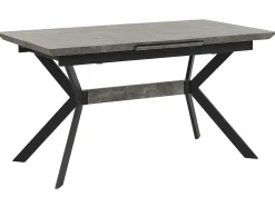 Tavolo da pranzo estensibile BENSON Grigio chiaro 140/180 cm 80 cm