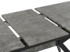 Tavolo da pranzo estensibile BENSON Grigio chiaro 140/180 cm 80 cm