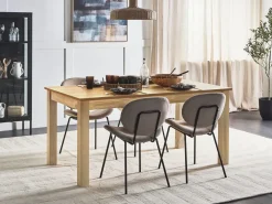 Tavolo da pranzo estensibile MADURA Frassino naturale 160/240 cm 90 cm