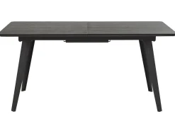 Tavolo da pranzo estensibile IRVINGTON Nero 160/200 cm 90 cm