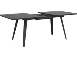 Tavolo da pranzo estensibile IRVINGTON Nero 160/200 cm 90 cm