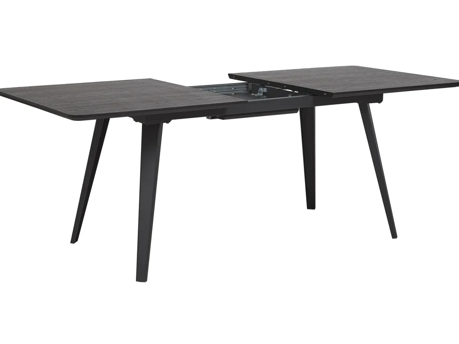 Tavolo da pranzo estensibile IRVINGTON Nero 160/200 cm 90 cm