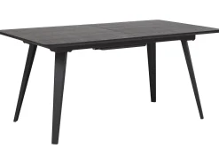 Tavolo da pranzo estensibile IRVINGTON Nero 160/200 cm 90 cm