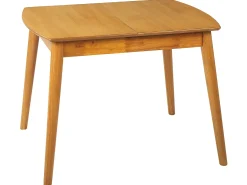 Tavolo da pranzo estensibile TOMS Marrone chiaro 100/130 cm 80 cm