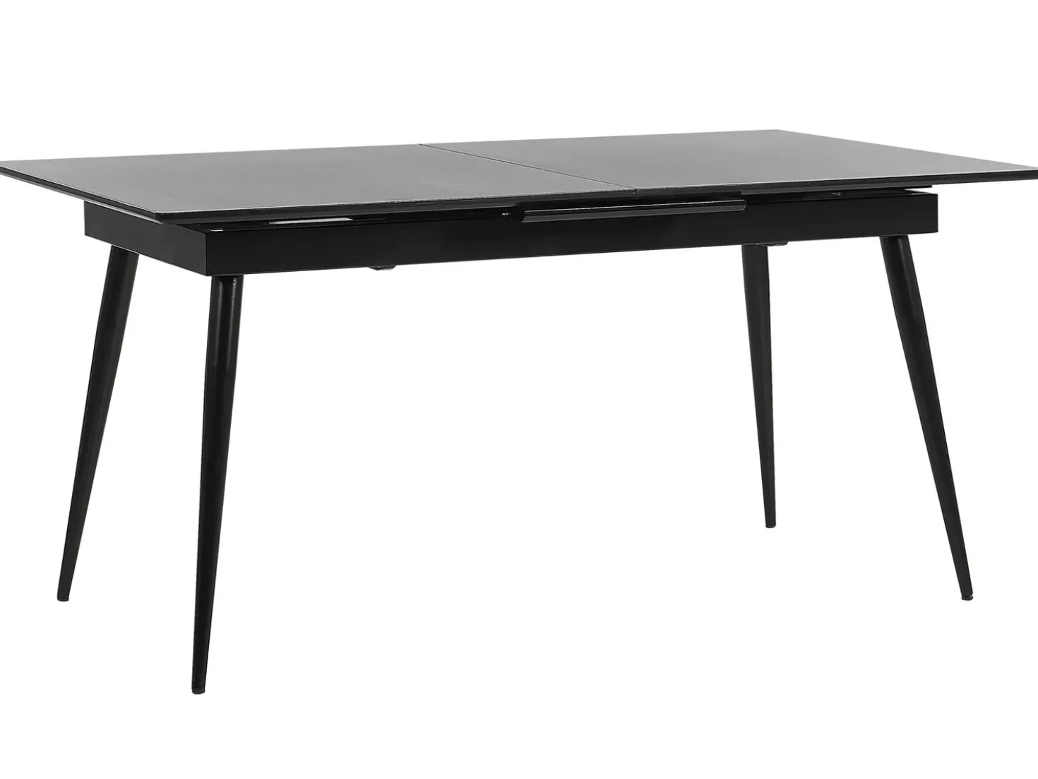 Tavolo da pranzo estensibile MALDON Nero 160/200 cm 90 cm