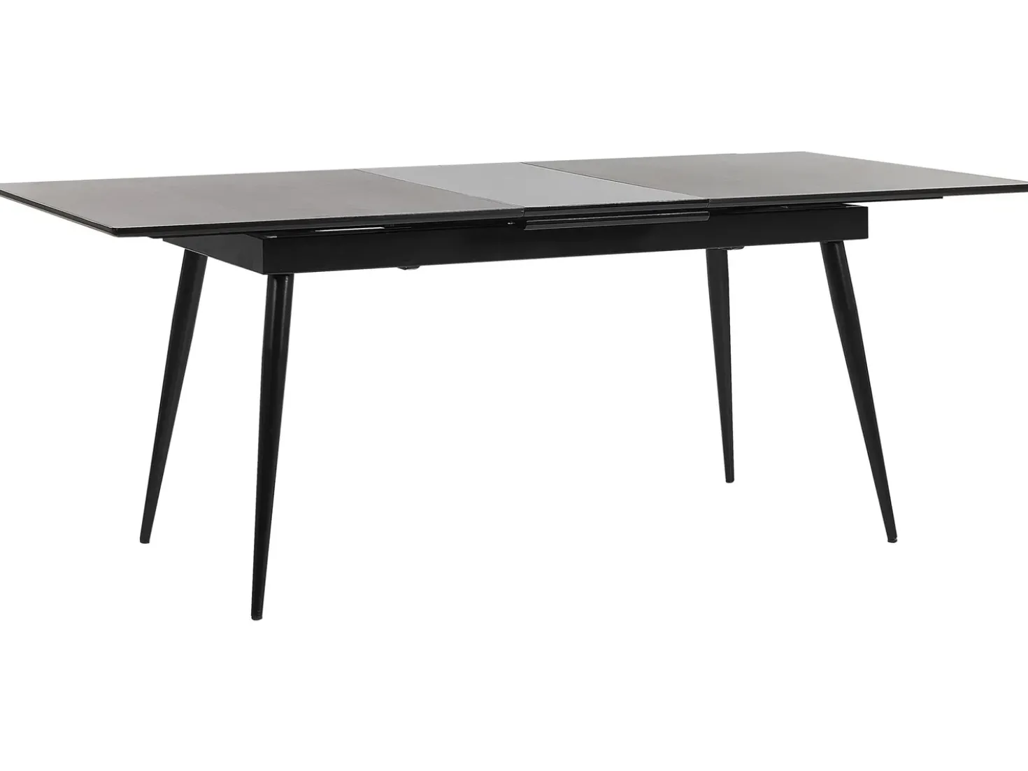 Tavolo da pranzo estensibile MALDON Nero 160/200 cm 90 cm