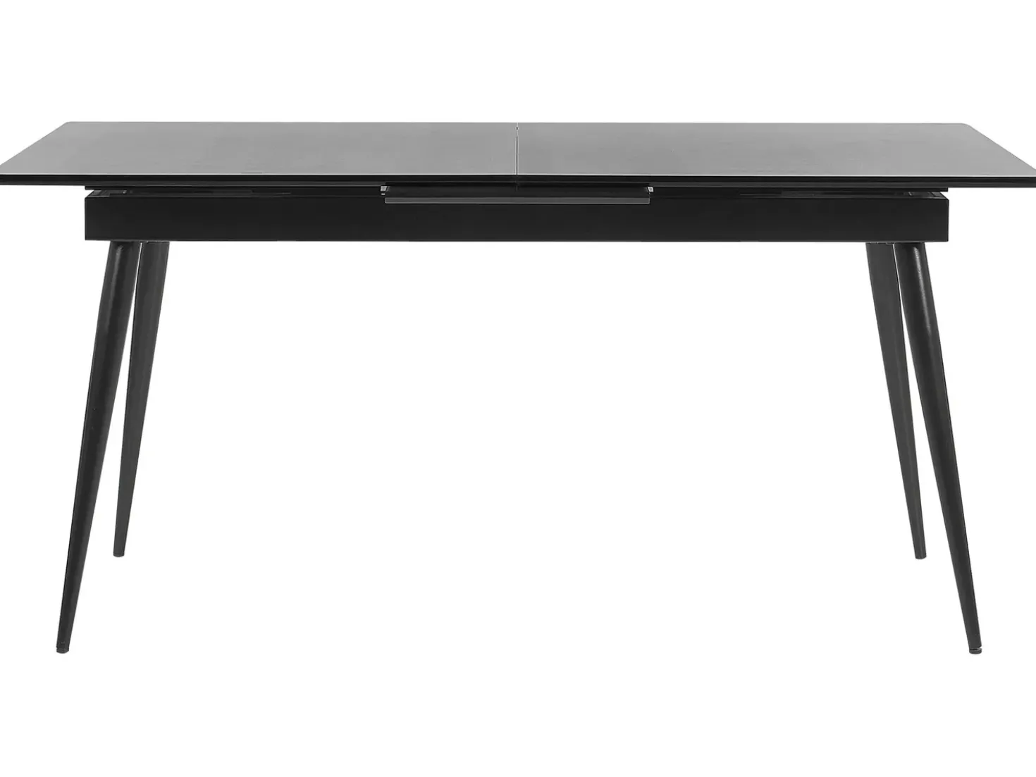 Tavolo da pranzo estensibile MALDON Nero 160/200 cm 90 cm