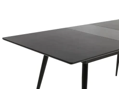 Tavolo da pranzo estensibile MALDON Nero 160/200 cm 90 cm