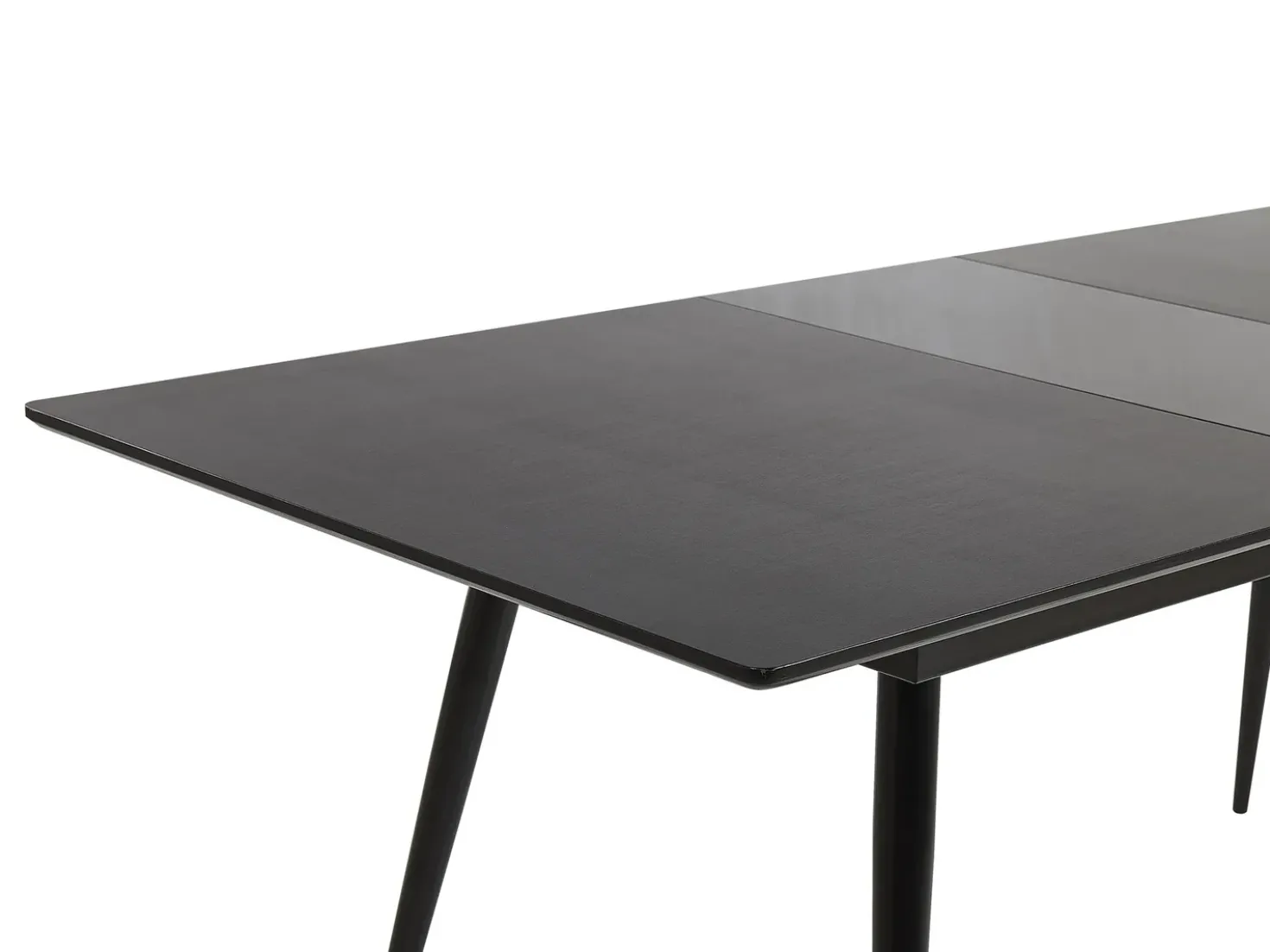 Tavolo da pranzo estensibile MALDON Nero 160/200 cm 90 cm