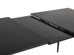 Tavolo da pranzo estensibile MALDON Nero 160/200 cm 90 cm
