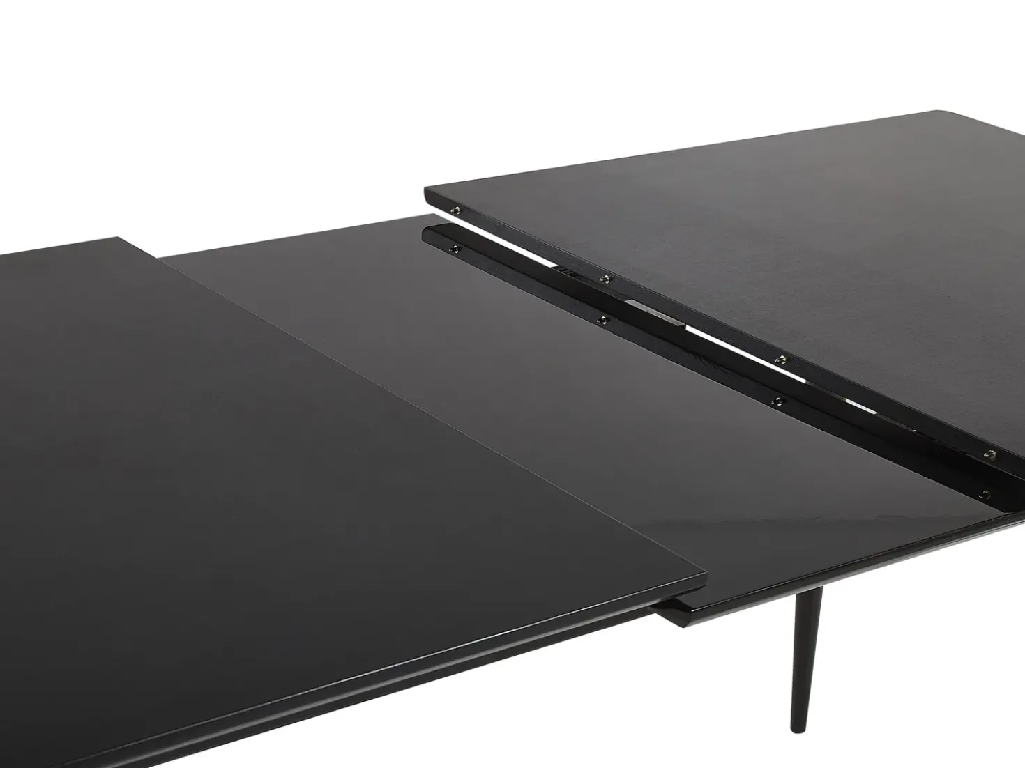 Tavolo da pranzo estensibile MALDON Nero 160/200 cm 90 cm