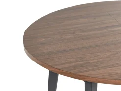 Tavolo da pranzo estensibile BOVINA Marrone scuro 120/150 cm 120 cm