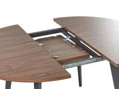 Tavolo da pranzo estensibile BOVINA Marrone scuro 120/150 cm 120 cm